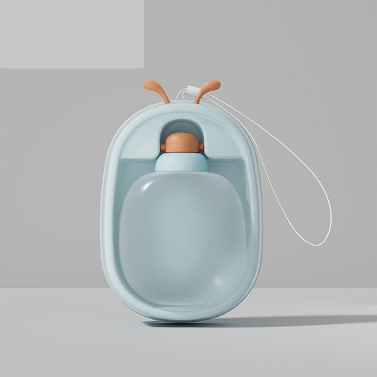 Nestloft Go Bottle, portable pet water bottle, blue